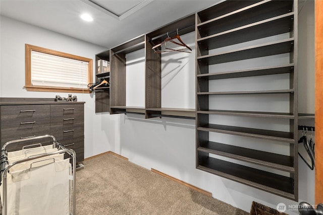 201 Double O Rd, Ronald, WA 98940 - walk in closet with carpet and attic access