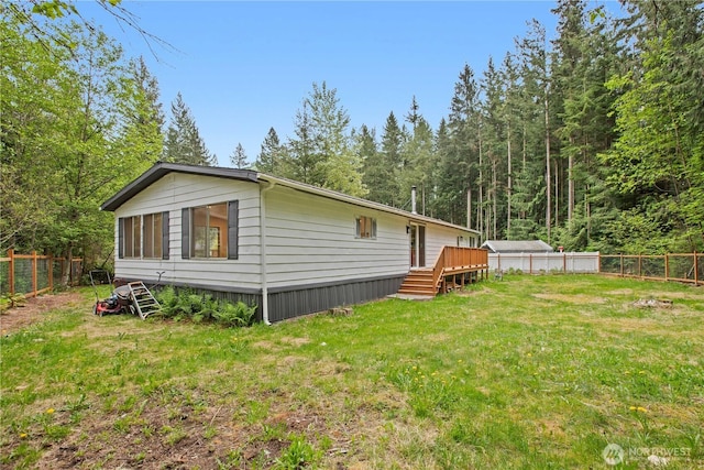 1071 Red Valley Ln, Maple Falls, WA 98266 - back of house featuring a deck