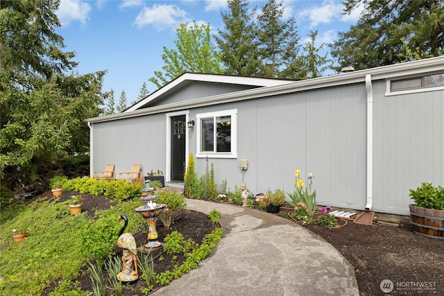 view of front of home