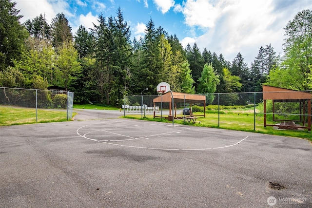 22513 Clearland Ln SE, Yelm, WA 98597 - view of basketball court featuring community basketball court
