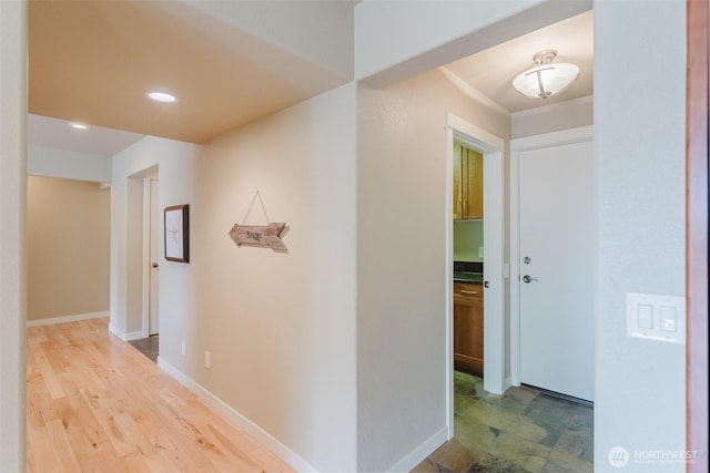 8070 Kispiox Rd, Blaine, WA 98230 - hall with recessed lighting and baseboards