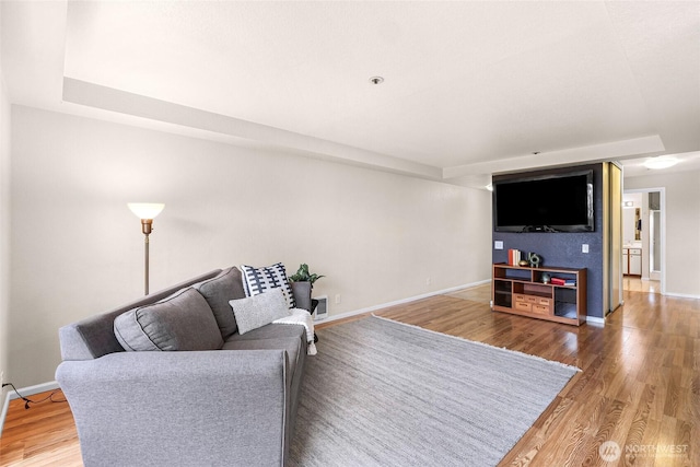 2619 Rucker Ave Unit 4, Everett, WA 98201 - living area with wood finished floors and baseboards