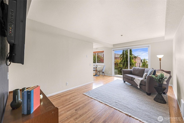 2619 Rucker Ave Unit 4, Everett, WA 98201 - living room with wood finished floors and baseboards