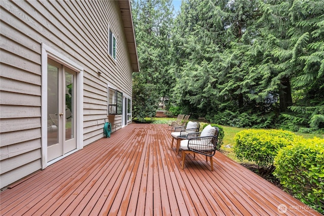 21016 NE 33rd Pl, Sammamish, WA 98074 - deck featuring french doors