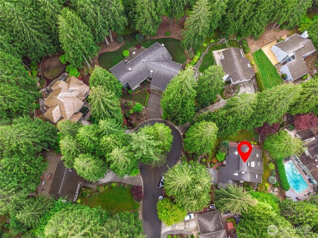 21016 NE 33rd Pl, Sammamish, WA 98074 - aerial view of property and surrounding area