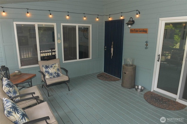 view of patio / terrace featuring a deck