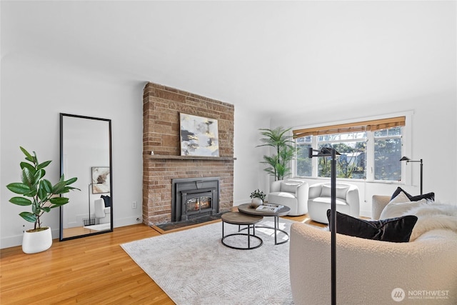 3112 13th Ave S, Seattle, WA 98144 - living area featuring wood finished floors and baseboards