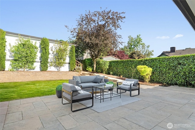 3112 13th Ave S, Seattle, WA 98144 - view of patio / terrace with outdoor lounge area