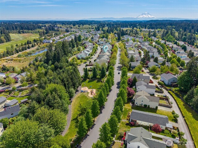 2758 Mcneil St, Dupont, WA 98327 - aerial view of residential area with a forest
