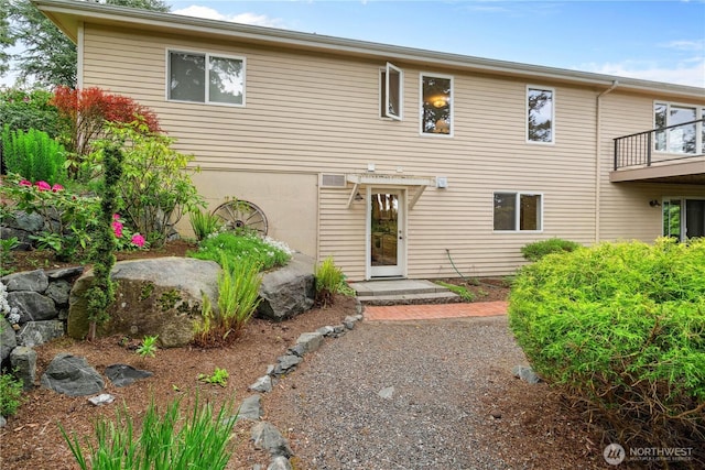 view of front of property
