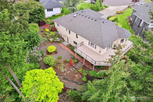 aerial view of property and surrounding area