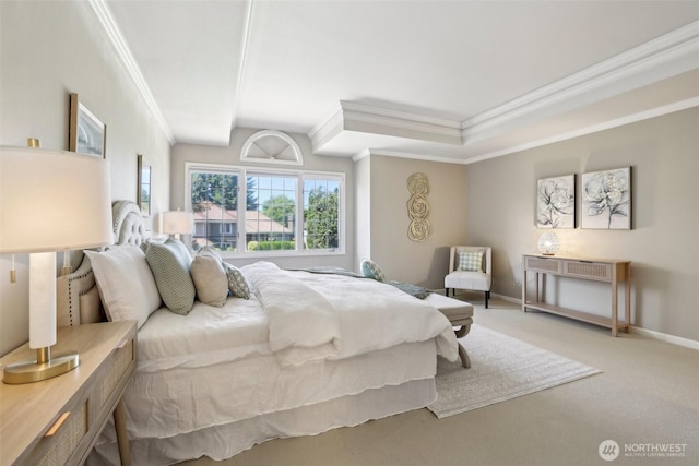 6222 139th Pl SE, Bellevue, WA 98006 - carpeted bedroom featuring ornamental molding and baseboards