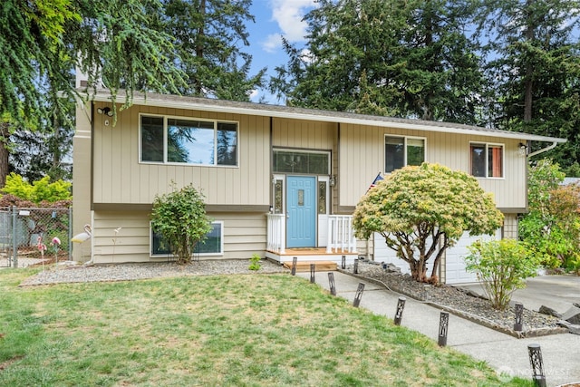 view of bi-level home