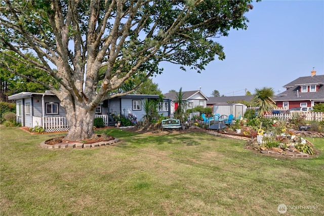 804 Pacific Ave N, Long Beach, WA 98631 - view of yard with a shed and an outdoor structure