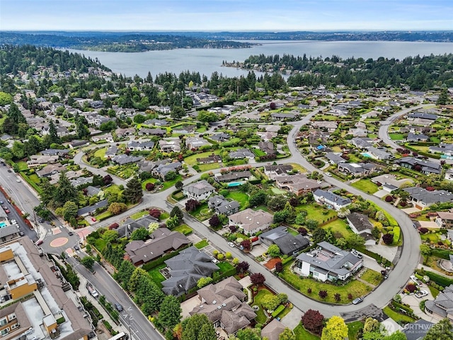 1038 Belfair Rd, Bellevue, WA 98004 - view of property location featuring a large body of water and nearby suburban area