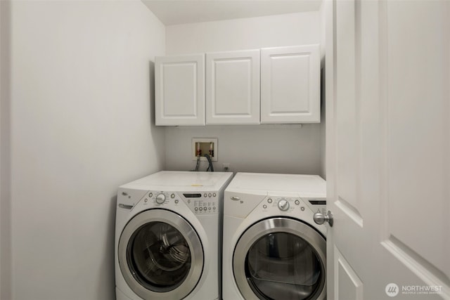 829 232nd Pl NE, Sammamish, WA 98074 - washroom featuring cabinet space and washer and clothes dryer