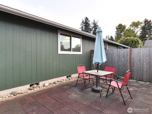 16312 72nd Ave E, Puyallup, WA 98375 - view of patio / terrace featuring fence and outdoor dining area