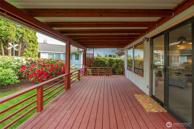 view of deck