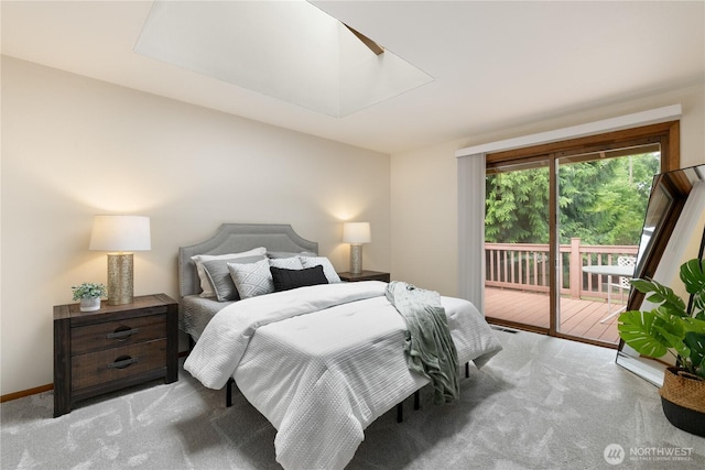 12013 Exeter Ave NE, Seattle, WA 98125 - carpeted bedroom with access to exterior