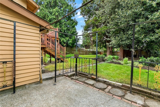 12013 Exeter Ave NE, Seattle, WA 98125 - view of patio featuring stairs