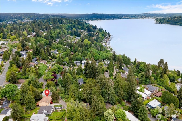 12013 Exeter Ave NE, Seattle, WA 98125 - aerial perspective of suburban area with a nearby body of water