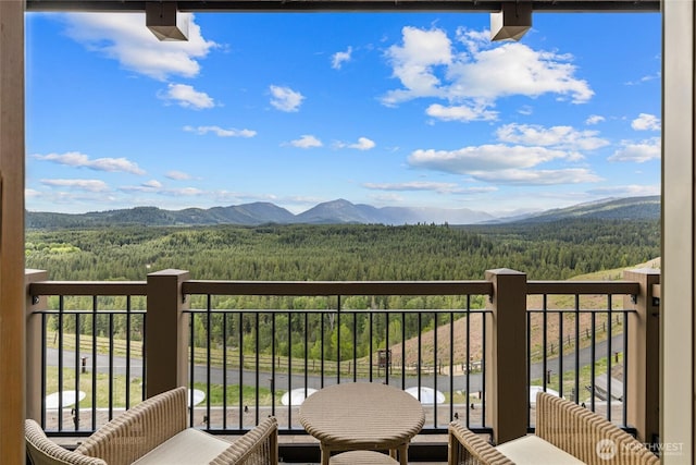 3600 Suncadia Trl Unit 2059, Cle Elum, WA 98922 - balcony featuring a forest view and a mountain view