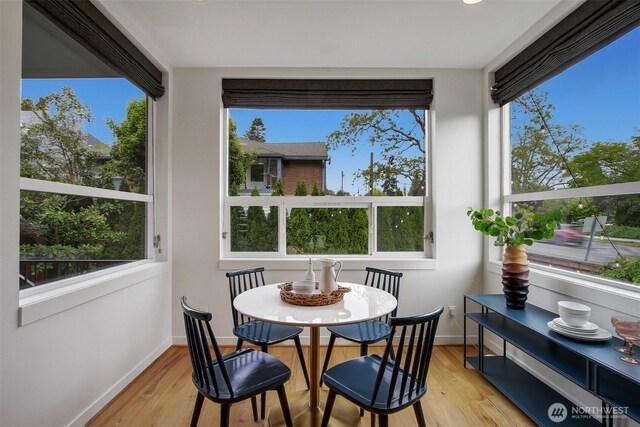 sunroom / solarium with plenty of natural light