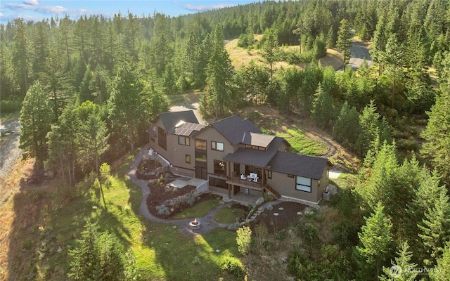 40 Eagle Ridge Dr, Cle Elum, WA 98922 - aerial overview of property's location with a heavily wooded area