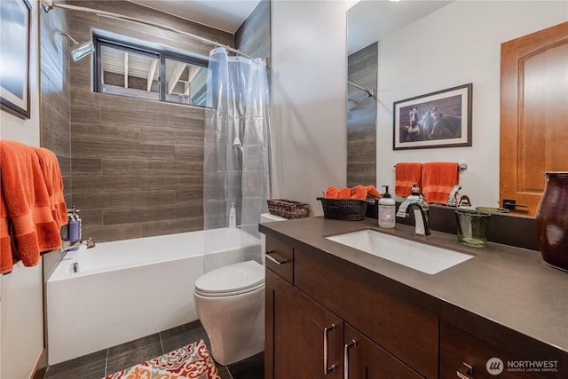 40 Eagle Ridge Dr, Cle Elum, WA 98922 - full bathroom with shower / tub combo with curtain, toilet, and vanity
