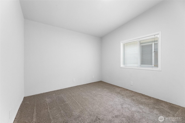 16037 Vail Loop Rd SE, Rainier, WA 98576 - spare room with carpet and vaulted ceiling