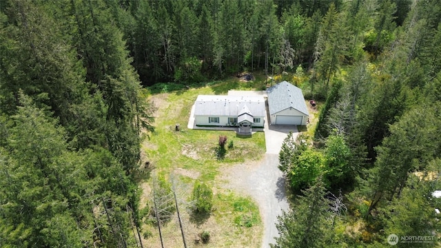 16037 Vail Loop Rd SE, Rainier, WA 98576 - aerial view of property and surrounding area featuring a forest