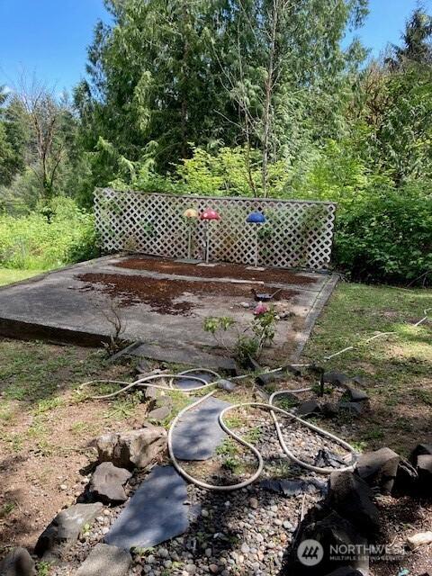 161 N Schoolhouse Hill Rd, Hoodsport, WA 98548 - view of yard