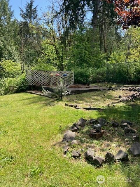 161 N Schoolhouse Hill Rd, Hoodsport, WA 98548 - view of yard