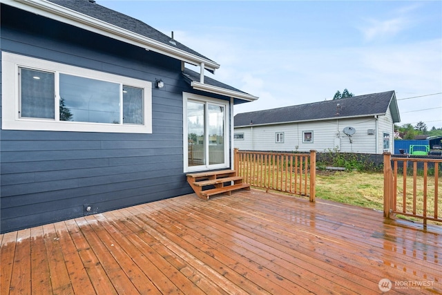 506 G St, Cosmopolis, WA 98537 - wooden deck featuring entry steps