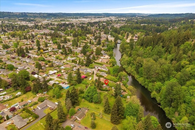304 Riverview Dr NE, Auburn, WA 98002 - aerial view of property's location with a nearby body of water