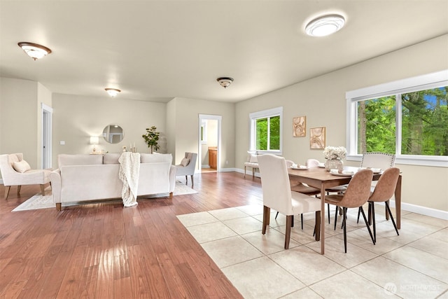 2225 Old Lakeway Dr, Bellingham, WA 98229 - dining space with light wood-style floors and baseboards
