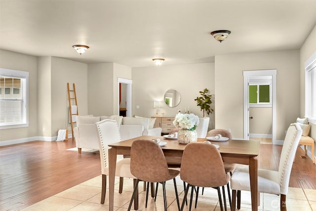 2225 Old Lakeway Dr, Bellingham, WA 98229 - dining room featuring light wood-style flooring and baseboards