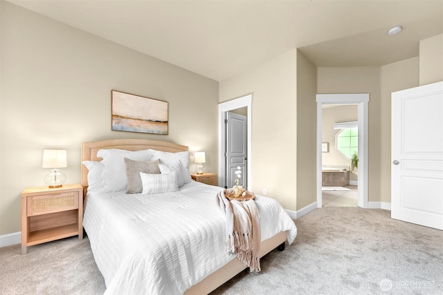 2225 Old Lakeway Dr, Bellingham, WA 98229 - bedroom with carpet flooring, baseboards, and ensuite bath