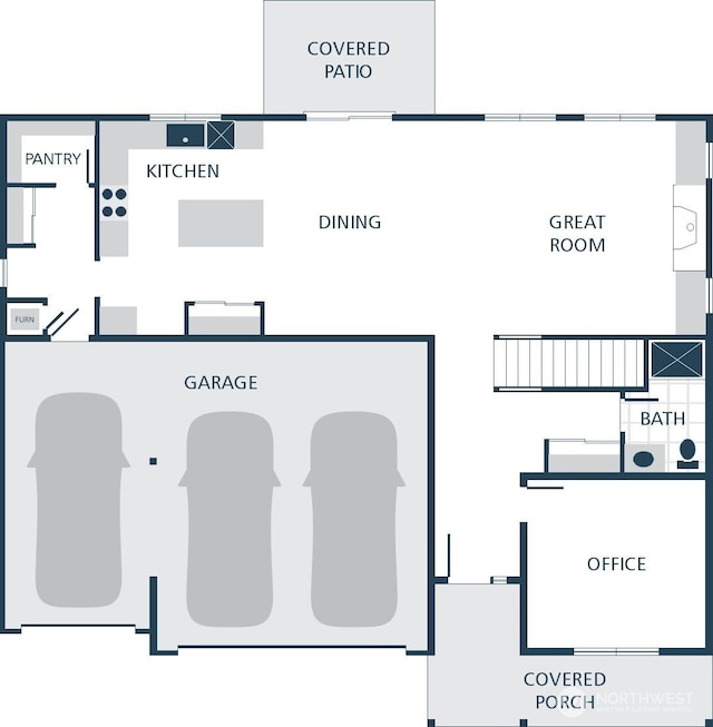 7332 284th St NW, Stanwood, WA 98292 - view of property floor plan