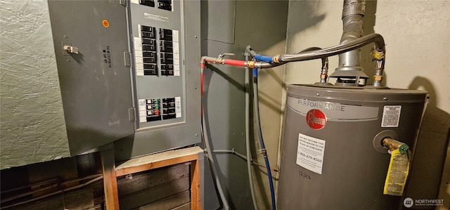 202 W 2nd Ave, Odessa, WA 99159 - utility room with water heater and electric panel