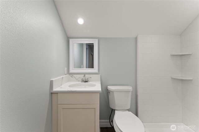 3237 Gravelly Beach Loop NW, Olympia, WA 98502 - full bath featuring toilet, vanity, and a shower