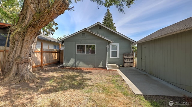 view of rear view of property