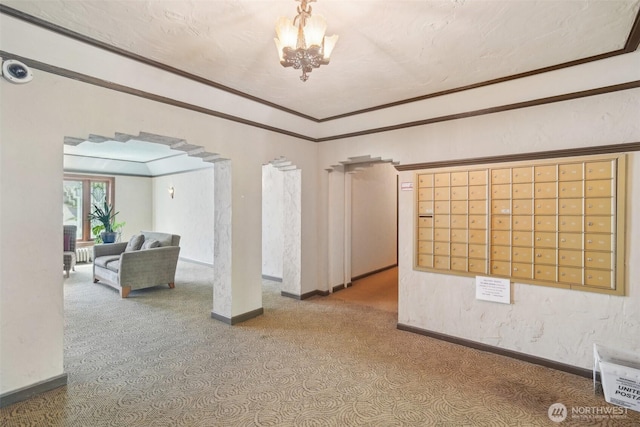 lobby featuring a surveillance system