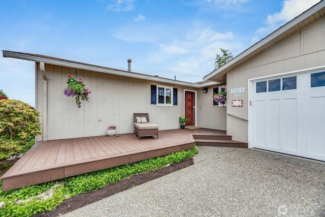 1068 Vista Del Monte, Camano Island, WA 98282 - view of front of home featuring a wooden deck