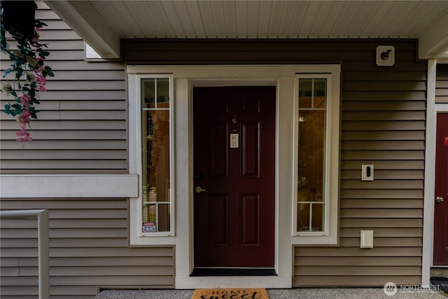 view of entrance to property