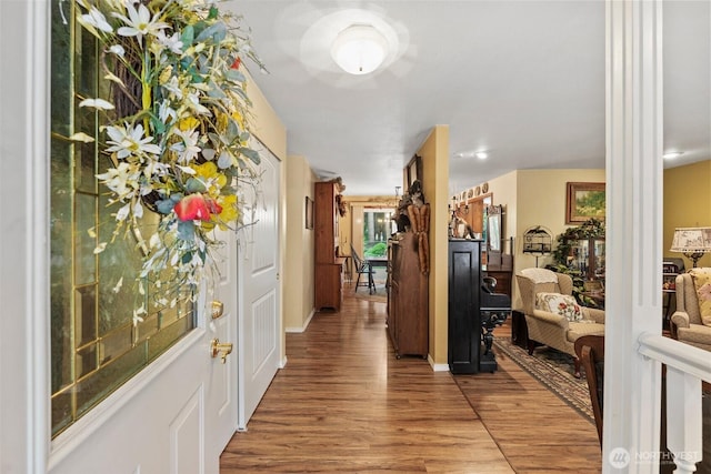 2124 213th Street Ct E, Spanaway, WA 98387 - hall featuring wood finished floors