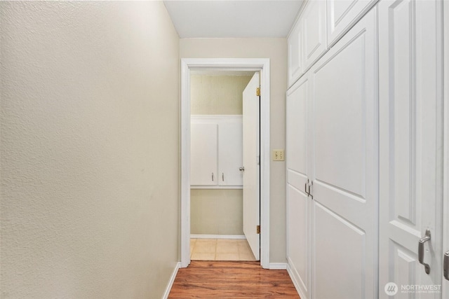 2124 213th Street Ct E, Spanaway, WA 98387 - hall featuring wood finished floors and baseboards