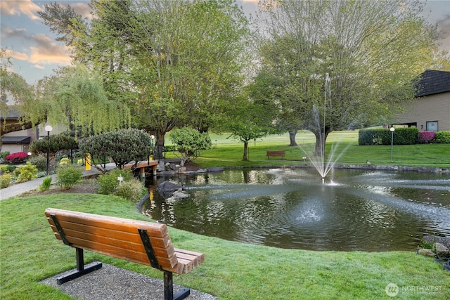 10713 Glen Acres Dr S, Seattle, WA 98168 - view of property's community with a lawn and a water view