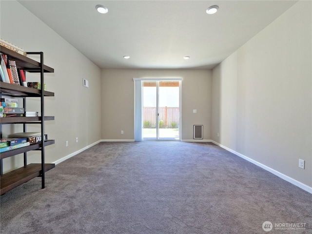 9932 15th Pl SE, Lake Stevens, WA 98258 - carpeted empty room with baseboards and recessed lighting