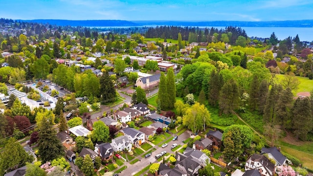 aerial view of residential area